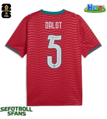 Portugal Diogo Dalot #5 Hemmatröja VM 2026 Kortärmad